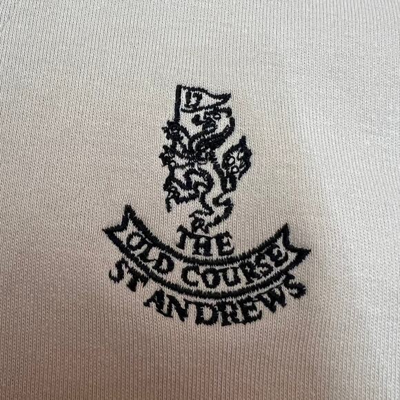 Bobby Jones Players Men’s 1/4 Zip Beige Sweatshirt Size L 100% Peruvian Cotton - Picture 3 of 11